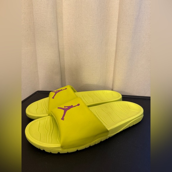 Jordan Other - Jordan Neon Men Slides Sz13